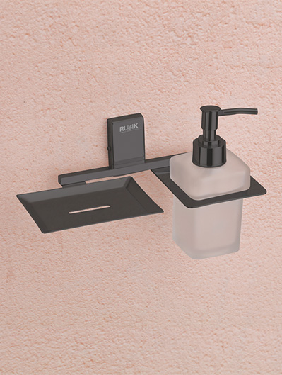 Soap Dish With Liquid Soap Dispenser