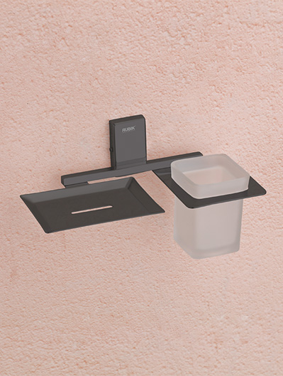 Soap Dish With Tumbler Holder