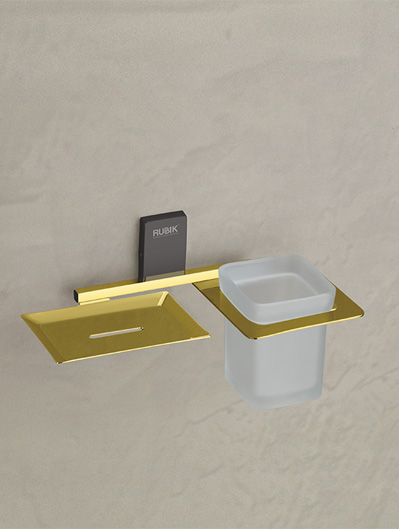 Soap Dish With Tumbler Holder