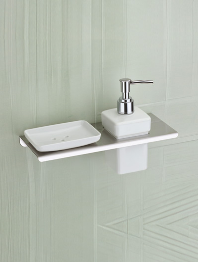 Soap Dish With Liquid Soap Dispenser