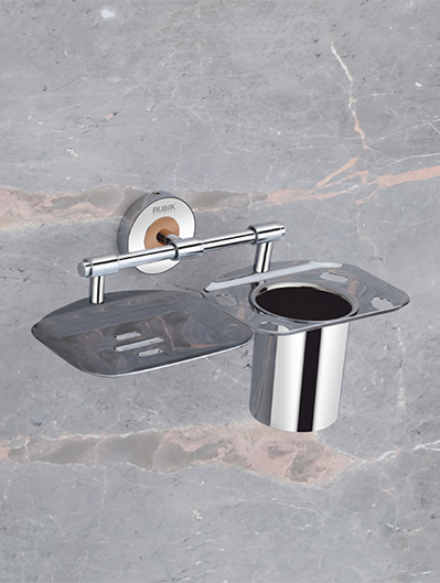 Soap Dish With Tumbler Holder