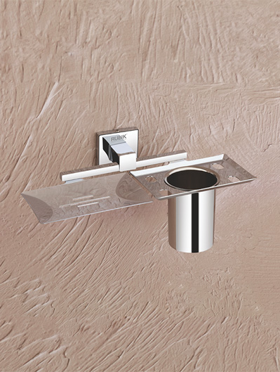 Soap Dish With Tumbler Holder