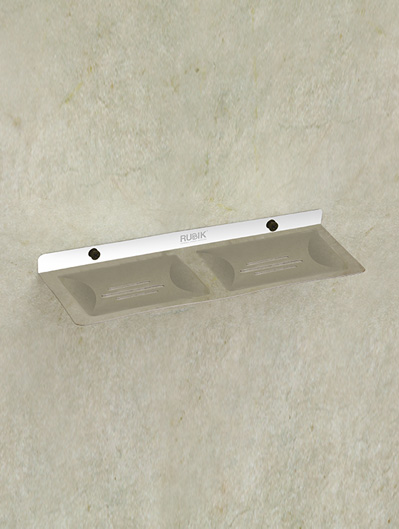 Double Soap Dish Embossed