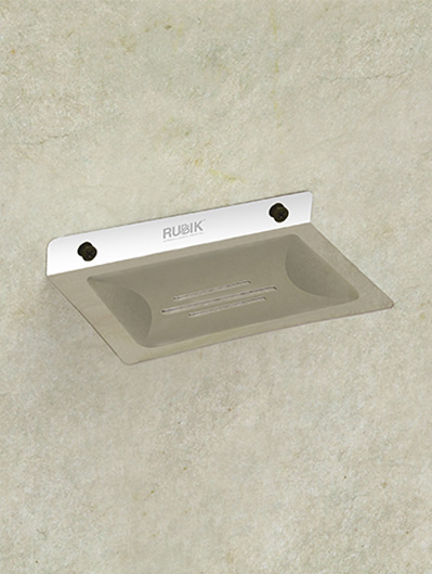 Single Soap Dish Embossed