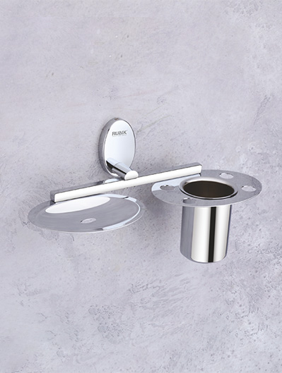 Soap Dish With Tumbler Holder