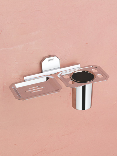 Soap Dish With Tumbler Holder